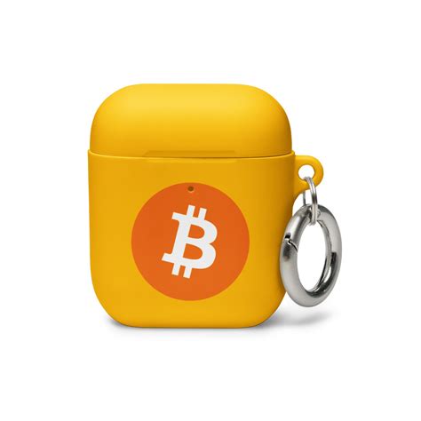 Buy Bitcoin AirPods case Yellow AirPods with crypto