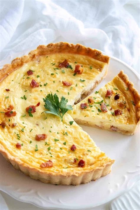 Classic Quiche Lorraine Recipe NatashasKitchen Com