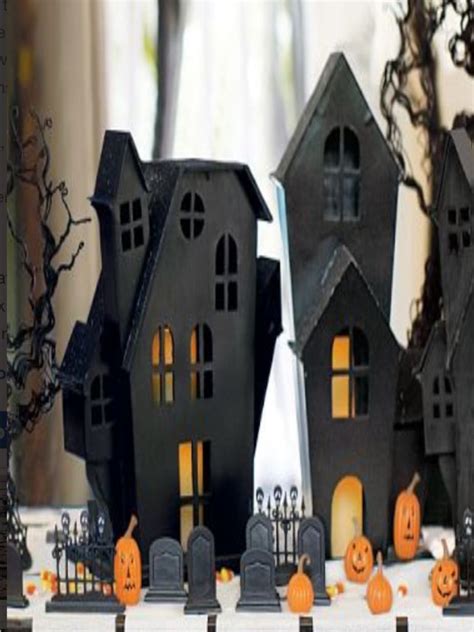 Halloween Houses Spooky Halloween Decorations Easy Halloween