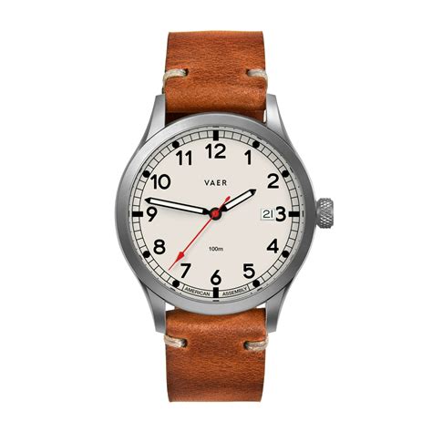 Vaer Watches C5 Heritage Leather Strap Huckberry