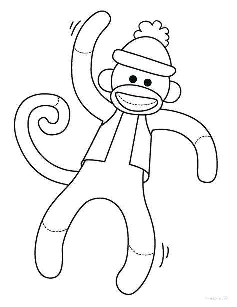 These things that technology can sometimes impede in children, with parents who are looking for something. Sock Monkey Coloring Page at GetColorings.com | Free ...