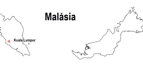 Blog De Geografia Mapa Da Malásia Para Imprimir E Colorir