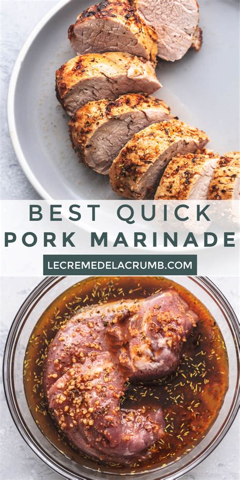 When it comes to making a homemade 20 best marinade for pork tenderloin , this recipes is constantly a favored. This Best Quick Pork Marinade is all you need to flavor ...