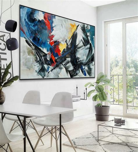 Extra Large Horizontal Modern Contemporary Abstract Decor Wall Art