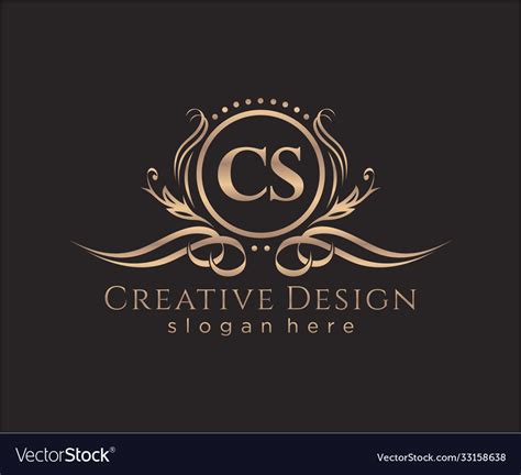 Initial Cs Beauty Monogram And Elegant Logo Design