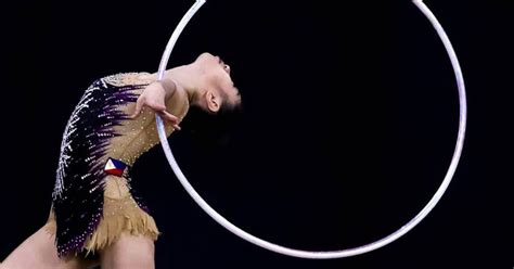 Rhythmic Gymnastics Hoop Routine To Believer Video 2019 Popsugar