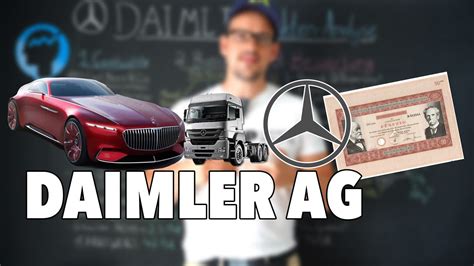 DAIMLER Aktie Jetzt Kaufen Daimler AG Aktienanalyse YouTube