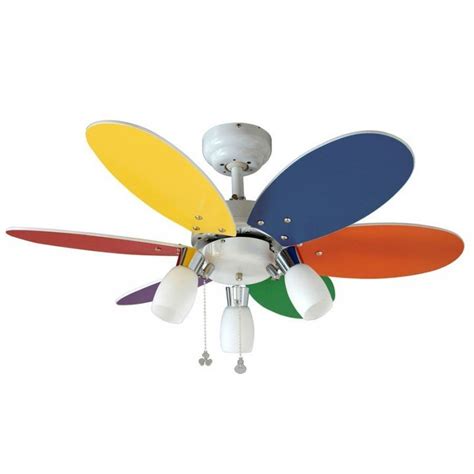 Installing ceiling fans for kids is definitely one method of ensuring your young ones feel really cool. Ceiling Fan 92 Cm for kids room with colorful blades and 3 ...