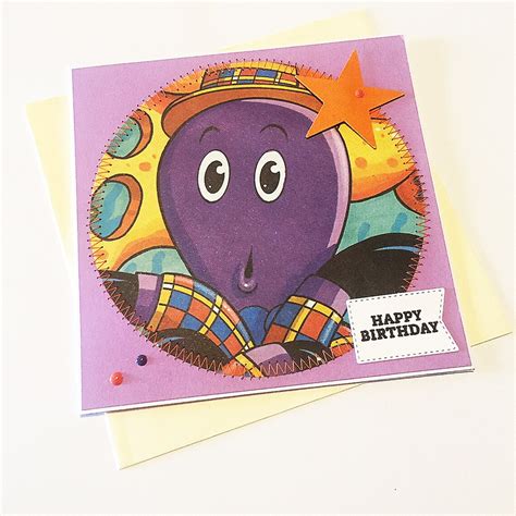 The Wiggles Birthday Card Henry The Octopus Little Golden Etsy Denmark