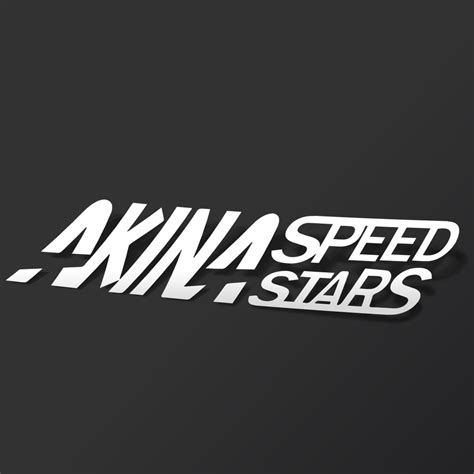 Akina Speed Stars Initial D Jdm Diecut Decal Etsy