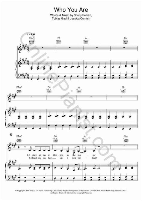 Find many great new & used options and get the best deals for jessie j 'who you are' cd at the best online prices at ebay! Who You Are Piano Sheet Music | OnlinePianist