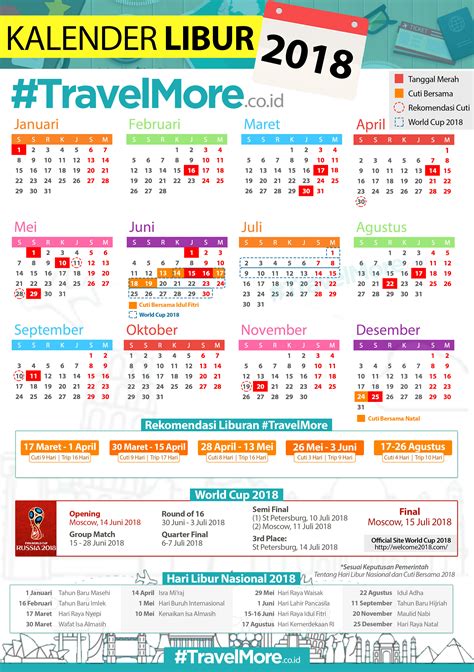 Kalender Libur 2018 Travelmore