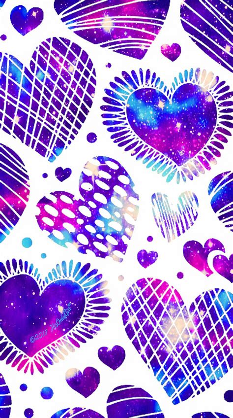 Hearts A Plenty Galaxy Wallpaper I Created For The App Cocoppa