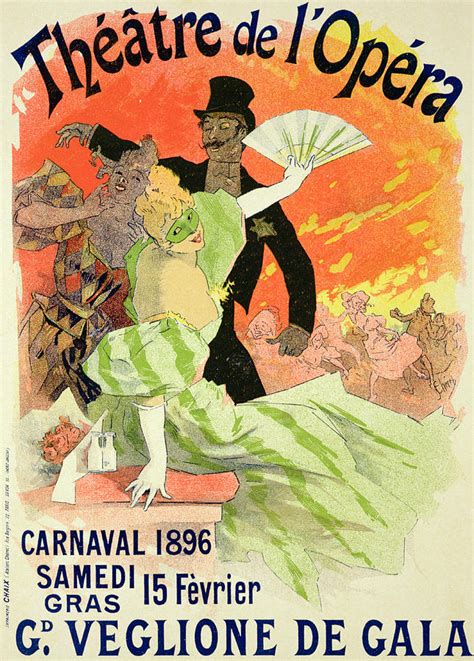 Reproduction Of A Poster Advertising The 1896 Carnival At The Theatre