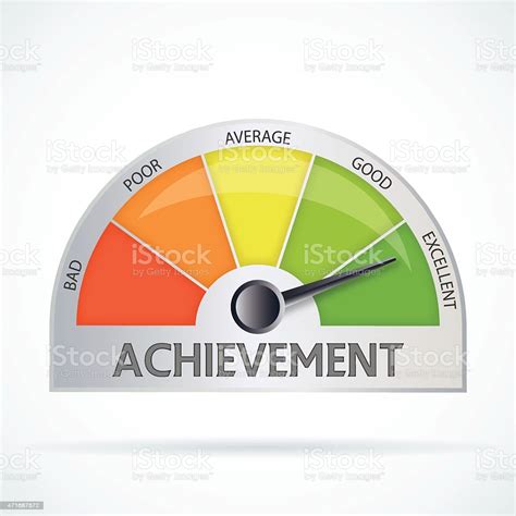 Achievement Chart Stock Illustration - Download Image Now - iStock