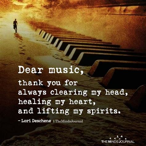 Dear Music Thank You For Always Clearing My Head Singing Quotes