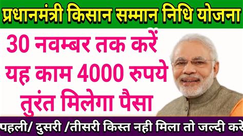 Pradhan mantri 6000 under 3 installments. PM kisan samman nidhi yojana form apply online and payment related full information 1st/2nd/3rd ...