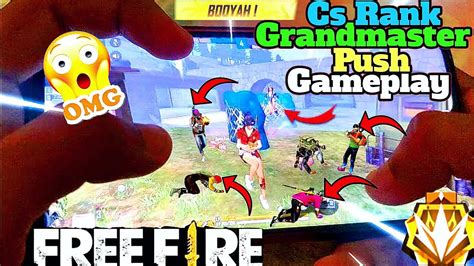 Free Fire Cs Rank Gameplay Grandmaster Push Class Squad Rank Cs