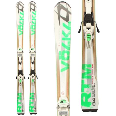 Volkl Rtm 84 Skis Marker Wide Ride 12 Demo Bindings Used 2012 Evo