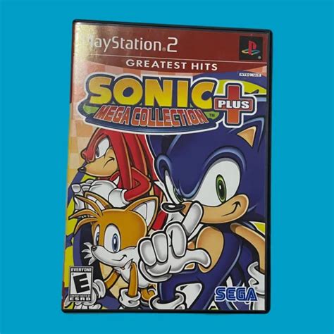 SONY PS2 SONIC Mega Collection Plus Complete Manual PlayStation 2 CIB