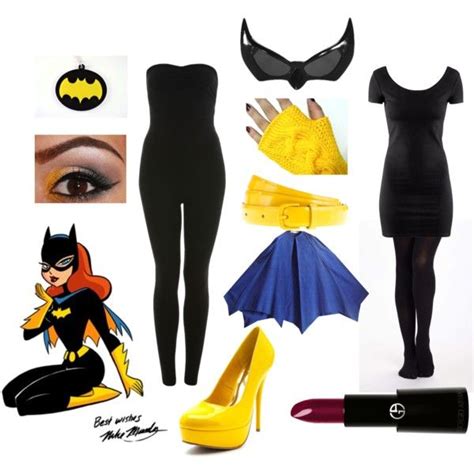 Batgirl Diy Costume By Sarahebi On Polyvore Featuring Handm Miss Selfridge Charlotte Russe J