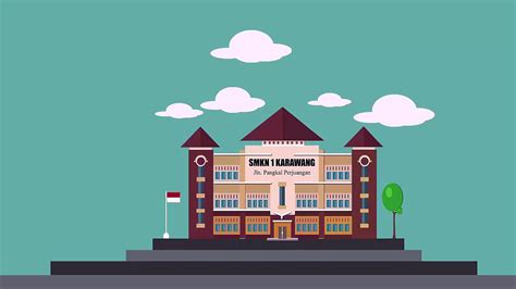 12 Gambar Animasi Gedung Sekolah