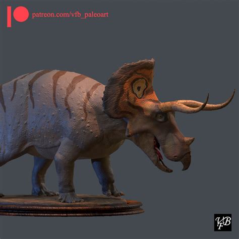 Artstation Triceratops Horridus Big John Statue For 3d Printing