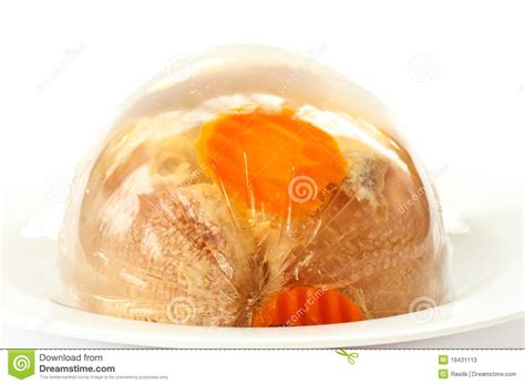 Jellied pig s tongue stock image. Image of homemade, macro - 19431113