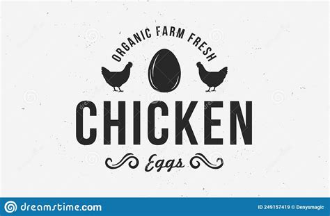 Chicken Eggs Logo Stock Vector Illustration Of Bird 249157419