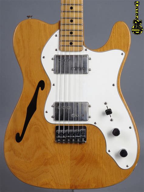 1974 Fender Telecaster Thinline Ii Natural Vi74fetelethiniint554410