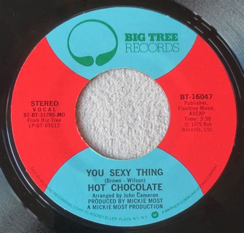 Hot Chocolate You Sexy Thing Vinyl 7 45 Rpm Single Discogs