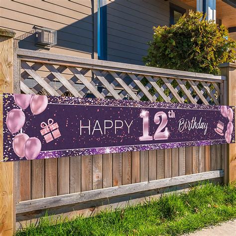 Amazon Com PAKBOOM Happy Th Birthday Backdrop Pink Photo Background Banner Cheers To Years