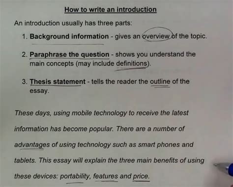 How To Write A Paper Introduction How To Write An Essay Introduction