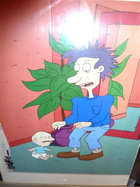 Like everyone else on this site i don't have any brain cells. RUGRATS Animation Production Cel - 1990's - Tommy & his Dad Stu Pickles | eBay | Rugrats ...