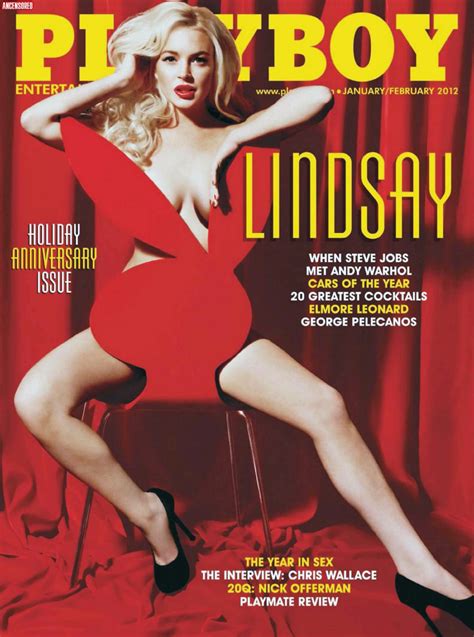 Lindsay Lohan Nue Dans Playbabe Magazine