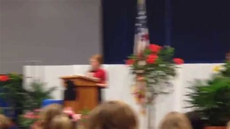 5th Grade Graduationmoving Up Ceremony Speech Youtube