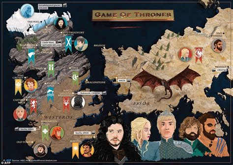 Best Game Of Thrones Map Squarerts