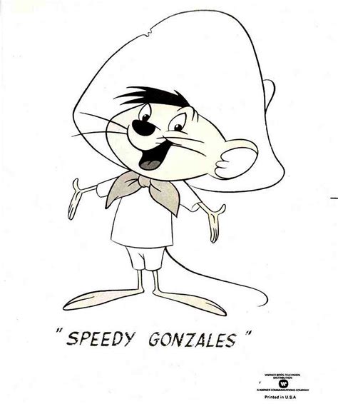 Speedy Gonzales Free Coloring Pages