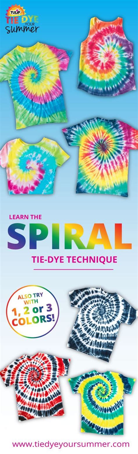 7 Spiral Tie Dye Ideas Tie Dye Your Summer