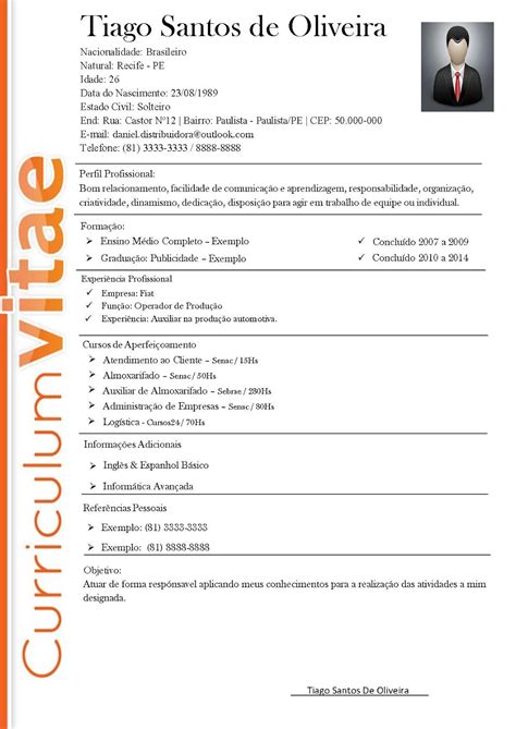 Curriculum Vitae Modelo Word Modelos De Curriculum Vitae En Word Para