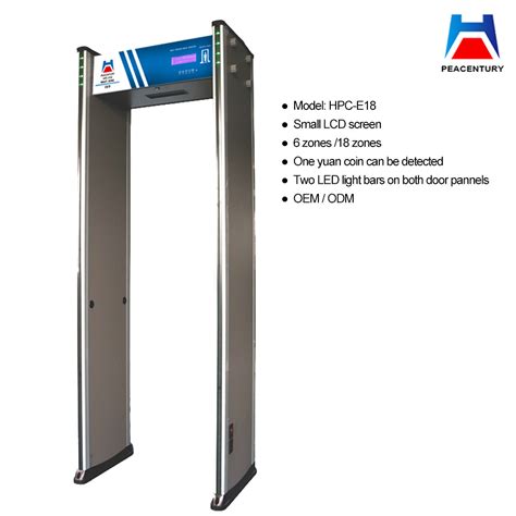Walk Through Detectors Full Body Scanner Airport Security Arch Portable