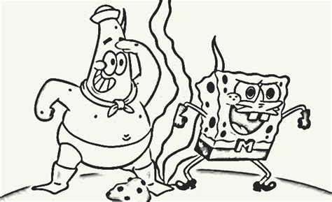 mis lindos dibujos: colorear a bob esponja y patricio