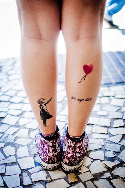 Pin By Ananda Albugeri On Ink Inspiration Banksy Tattoo Leg Tattoos