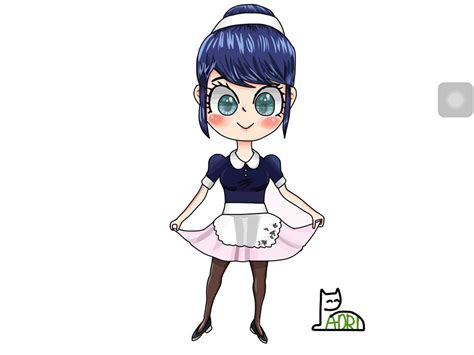 Kawaii Marinette In Maid Outfit 💞💗💖 Miraculous Amino