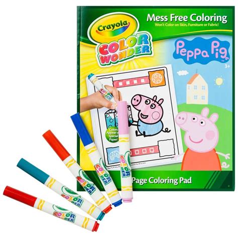 Kids will love coloring in some of their favorite disney princesses, and hanging their finished pages on the wall as poster art! Crayola Peppa Pig Giant Colouring Pages - coloringpages2019