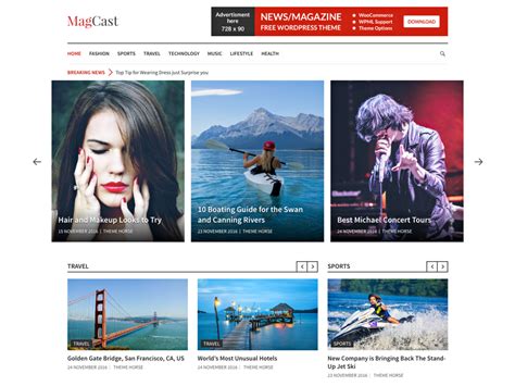 Free Magcast Wordpress Theme Download Review Justfreewpthemes