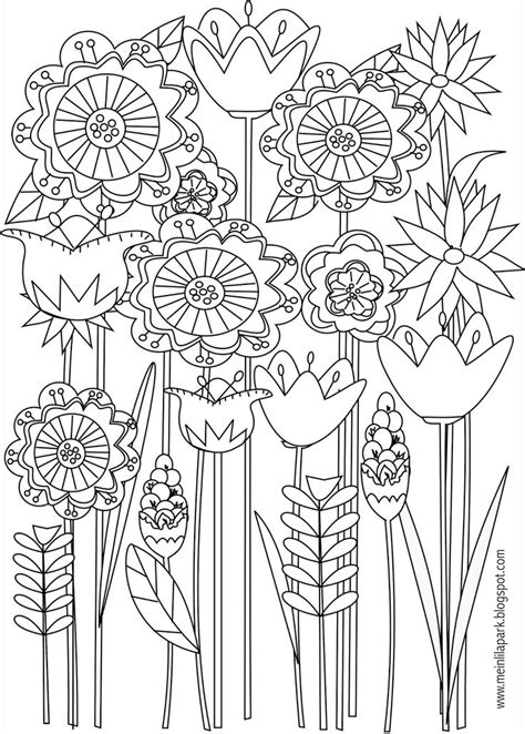2965 best images about Coloring - flowers on Pinterest | Dovers