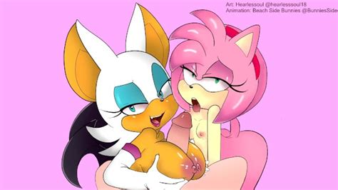 Rouge Titfuck While Amy Watches Sonic Porn Thumbzilla
