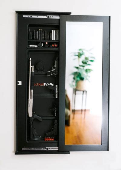 This is available in many variants like wall secret diy gun compartment doubles as a mirror. Pin on Security