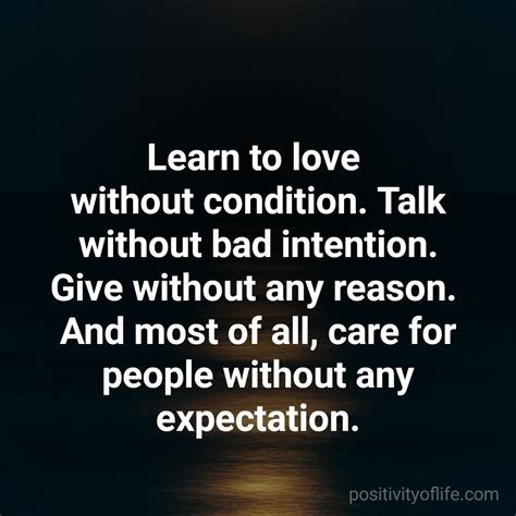 Learn To Love Without Condition